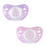 Силіконова пустушка Chicco Physio Аіг, 0-6 місяців, рожевий, 2 шт. (75030.11.00.00) - Pampik