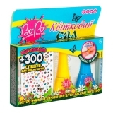 Лак для ногтей BoPo Цветочный сад, желтый и голубой + 300 стикеров для ногтей (WT8176529-3) - Pampik - 2