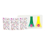 Лак для ногтей BoPo Цветочный сад, зеленый и желтый + 300 стикеров для ногтей (WT8176529-7) - Pampik - 3