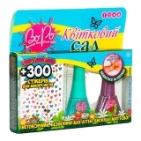 Лак для ногтей BoPo Цветочный сад, бирюзовый и фиолетовый + 300 стикеров для ногтей (WT8176529-5) - Pampik - 2