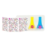 Лак для ногтей BoPo Цветочный сад, желтый и голубой + 300 стикеров для ногтей (WT8176529-3) - Pampik - 3