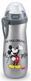 Поїльник Nuk Sport Disney Mickey, з насадкою "тягни-штовхай", 450 мл, сірий (10255245/1) - Pampik