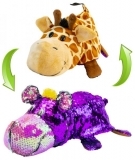 М'яка іграшка ZooPrяtki 2 в 1 Жираф і Бегемот, 30 см (519IT-ZPR) - Pampik