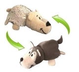 М'яка іграшка ZooPrяtki 2 в 1 Полярний Хаскі і Ведмідь, 12 см (558IT-ZPR) - Pampik - 3