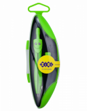 Циркуль в футлярі ZiBi Kids Line Start Neon, салатовий (ZB.5323NS-15) - Pampik
