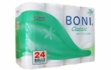 Двошаровий туалетний папір Boni Classic, 24 рулону - Pampik