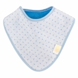 Непромокальний слюнявчик-бандана ЕКО ПУПС Jersey Abso Зірочки, синій (WBBJA012) - Pampik