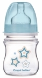 Антиколікова пляшечка для годування Canpol Babies Easystart Newborn Baby, 120 мл, блакитний (35/216_blu) - Pampik