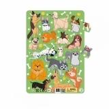 Пазл DoDo Собачки, с рамкой, 53 элемента (R300219) - Pampik