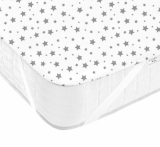 Наматрацник-поверхня Cosas Зірки, непромокальний, 120х70 см, білий - Pampik - 2