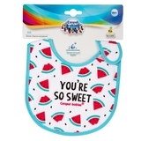 Слинявчик на липучці Canpol Babies So Cool, бавовна, рожевий (15/114_pin) - Pampik - 2