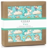 Наматрацник-поверхня Cosas Єдиноріг, не промокає, 120х70 см, м'ятний - Pampik