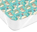 Наматрацник-поверхня Cosas Єдиноріг, не промокає, 120х70 см, м'ятний - Pampik - 4