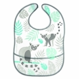 Слюнявчик с карманом Canpol Babies Jungle, серый (9/238_grey) - Pampik