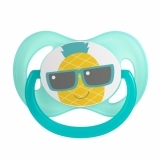 Силіконова симетрична пустушка Canpol Babies So Cool, 0-6 міс., бірюзовий (22/521_tur) - Pampik