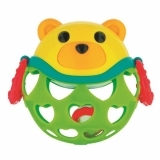 Игрушка-погремушка Canpol Babies Мишка, зеленый (79/101_gre) - Pampik