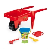 Набор для песка с тележкой Wader Гигант, красный (74810 Червоний) - Pampik