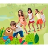 Активная игра для группы детей Miniland Follow the Big Foot (31891) - Pampik - 5