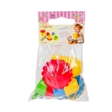 Набор посуды с чайником Tigres Ромашка Люкс, на 4 персоны, зеленый (39085 Зелений) - Pampik - 3