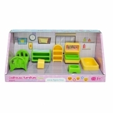 Набір меблів для ляльок Tigres Спальня, 7 елементів (39697) - Pampik