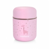 Термос для еды Miniland Silky Food Mini Pink, 280 мл (89245) - Pampik