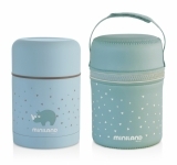 Термос для їжі Miniland Silky Food Blue, 600 мл (89221) - Pampik