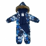 Термокомбинезон Huppa Keira, р.98, темно-синий (31920030-92886-098) - Pampik - 2