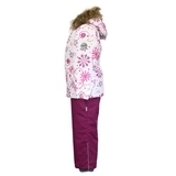 Термокомплект Huppa Wonder, р.116, білий з бордовим (41950030-94220-116) - Pampik - 2