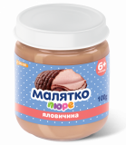 М'ясне пюре Малятко Яловичина, 100 г - Pampik