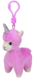 М'яка іграшка-брелок TY Beanie Babies Рожева лама Lana, 12 см (36607) - Pampik - 4