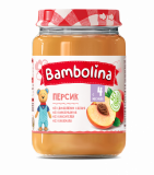 Пюре Bambolina Персик, 190 г - Pampik