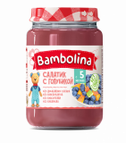 Пюре Bambolina Салатик з лохиною, 190 г - Pampik