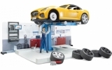 Игровой набор Bruder Авто-мастерская с фигурками и аксессуарами (62110) - Pampik - 3