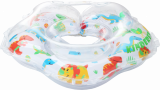 Круг для купания с погремушкой KinderenOK Динозавр, белый (204238) - Pampik - 2