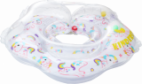Круг для купания с погремушкой KinderenOK Единорог, белый (204238) - Pampik - 2
