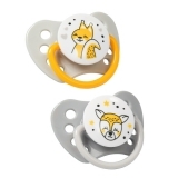 Пустышка силиконовая BabyOno Natural nursing, анатомическая, 3-6 месяцев, 2 шт. (1226/02) - Pampik