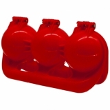 Сніжколіп For Fun потрійний, червоний (WSP170006) - Pampik