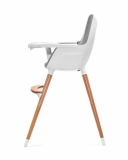 Стульчик для кормления 2 в 1 Kinderkraft Fini Gray KKKFINIGRY0000 (00-00158388) - Pampik - 2