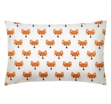 Набор наволочек Cosas Лисичка, бязь, 60х40 см, белый с оранжевым, 2 шт. - Pampik - 4