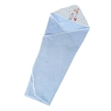 Рушник з капюшоном Interbaby Jungle, 100х100 см, блакитний (8000587) - Pampik - 2