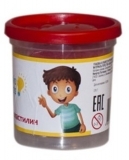 Тісто-пластилін Genio Kids, червоний (TA1044V-2) - Pampik