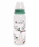 Пляшка для годування Курносики, з 2 сосками, від 3 міс., 250 мл, зелений (7008 зел) - Pampik