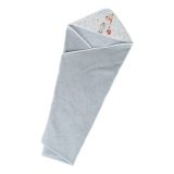 Рушник з капюшоном Interbaby Jungle, 100х100 см, сірий (8000589) - Pampik - 2