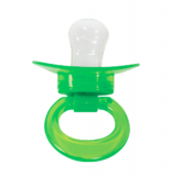 Пустышка силиконовая Курносики, ортодонтическая, 6-12 мес., зеленый (7039 6+ зел) - Pampik