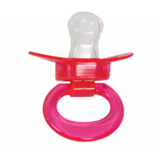 Пустышка силиконовая Курносики, ортодонтическая, от 12 мес., розовый (7039 12+ рож) - Pampik