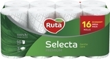 Тришаровий туалетний папір Ruta Selecta Premium, 16 рулонів