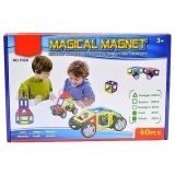 Магнитный конструктор Qunxing Toys, 40 элементов (702A) - Pampik