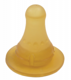 Соска латексна Курносики, кругла, розмір S, 0+ міс. (7032 S) - Pampik