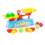 Игровой набор Polesie Весы с продуктами, 12 элементов (53787) - Pampik - 2