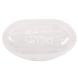 Зубная щетка-массажер для зубов Курносики, силиконовая, прозрачный - Pampik - 3